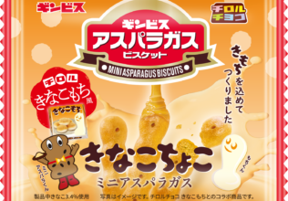 チロルチョコとロングセラー同士が夢の共演！／ギンビス