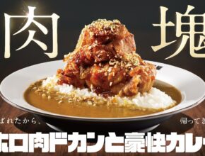 「ホロ肉ドカンと豪快カレー」を数量限定で再販／壱番屋